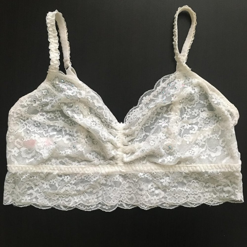 White PINK Victoria's Secret Bralette